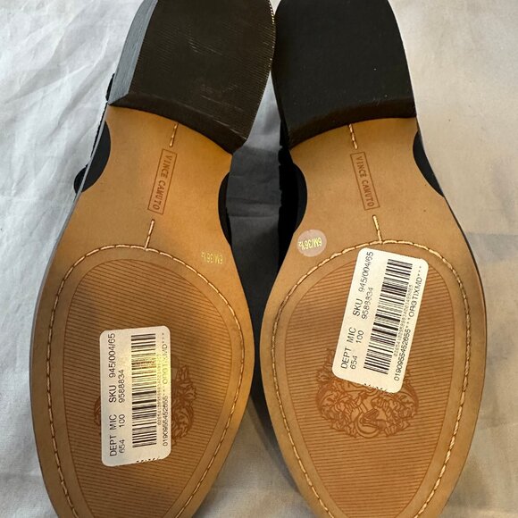 Vince Camuto  Pamma Black Suede Ankle Bootie  Women Size 6  retail $159   NEW - Picture 6 of 6